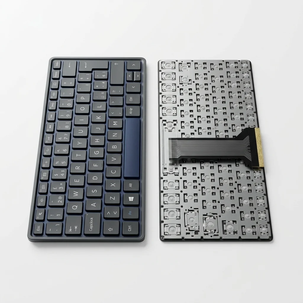 teclado para notebook com cabo flat